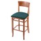 Holland Bar Stool Co 25" Counter Stool, Medium Finish, Graph Tidal Seat 316025Med022 - alternate 1